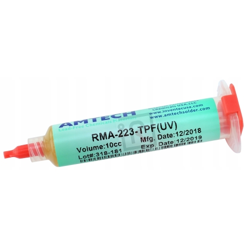 TOPNIK AMTECH RMA-223-TPF(UV) 10g FLUX PASTA LUTOWNICZA ŻEL DO LUTOWANIA