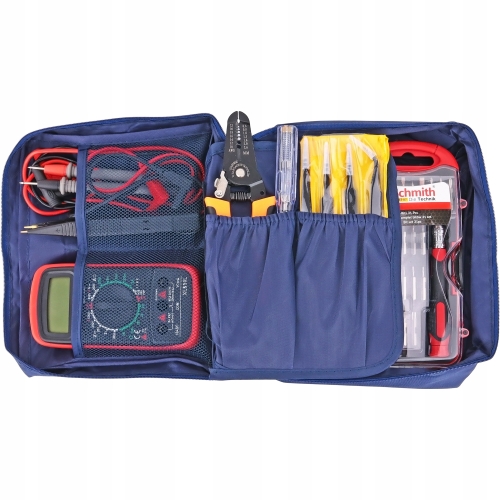 TORBA PODRÓŻNA ORGANIZER TRAVEL ETUI NA ELEKTRNIKĘ MIERNIKI KABLE ŁADOWARKI