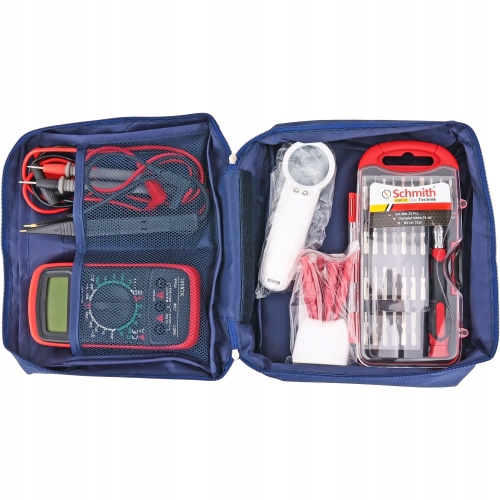 TORBA PODRÓŻNA ORGANIZER TRAVEL ETUI NA ELEKTRNIKĘ MIERNIKI KABLE ŁADOWARKI