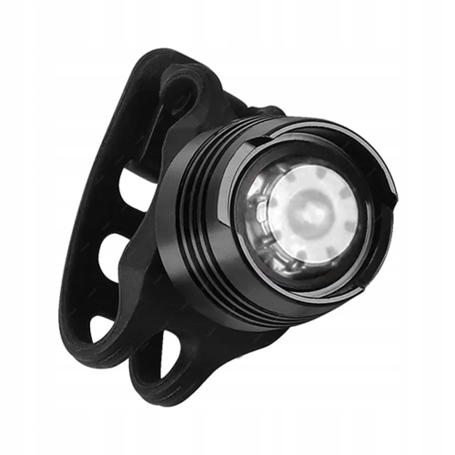 LAMPKA ROWEROWA PRZEDNIA LED ALUMINIOWA OŚWIETLENIE ROWEROWE 3 TRYBY MIGA