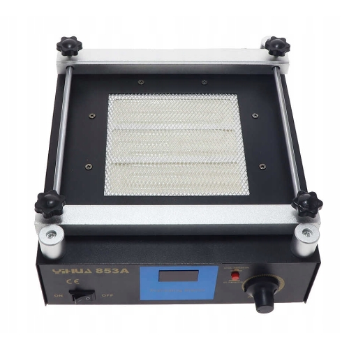 MOCNY PODGRZEWACZ KWARCOWY PREHEATER 450W DO NAPRAW BGA PŁYT PCB YIHUA 853A