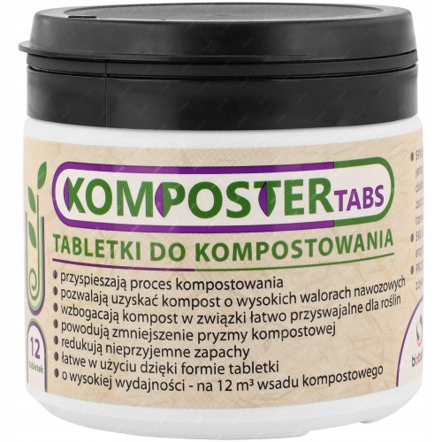 BAKTERIE DO KOMPOSTU KOMPOSTOWNIKA AKTYWATOR DOBREGO NAWOZU KOMPOSTER TABS