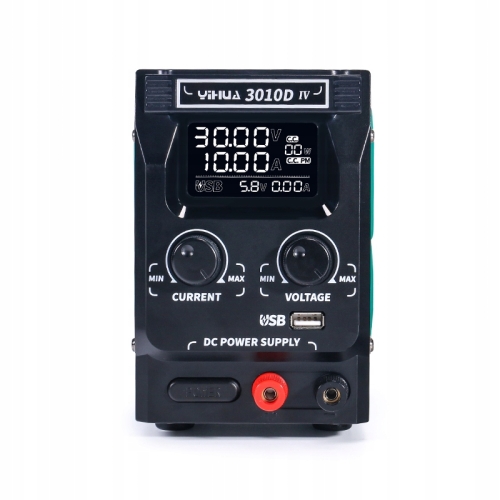 ZASILACZ LABORATORYJNY REGULOWANY 10A 300W 0 - 30V USB QC3.0 YIHUA 3010D-IV