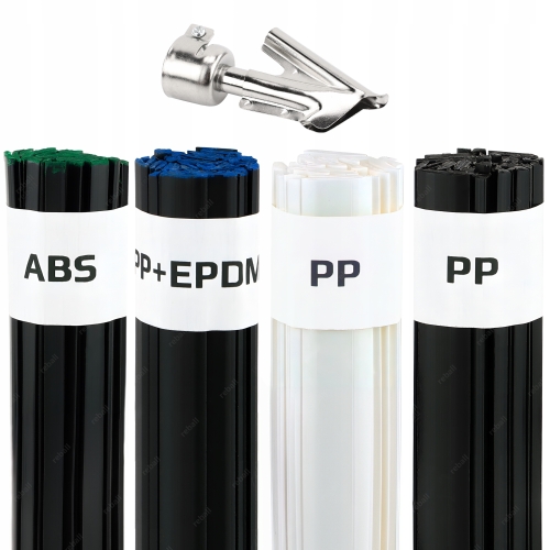 4X SPOIWO DO PLASTIKU SPAWARKA ZESTAW DO SPAWANIA PLASTIKU 400g + DYSZA BUT