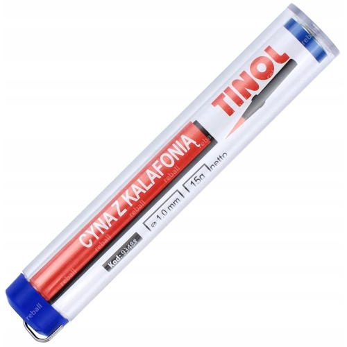 CYNA DO LUTOWANIA Z KALAFONIĄ SPOIWO LUTOWNICZE FIOLKA TINOL 1mm 15g