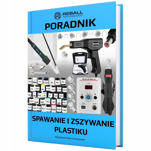 ZSZYWKI RS28 RS26 ZESTAW 3000SZT. + ZSZYWARKA DO PLASTIKU H50 + PODRĘCZNIK