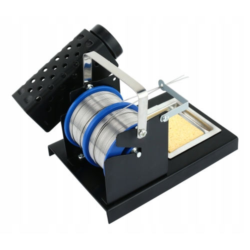 METALOWA PODSTAWKA POD LUTOWNICA PRECYZYJNA PODAJNIK CYNY GĄBKA DYSPENSER