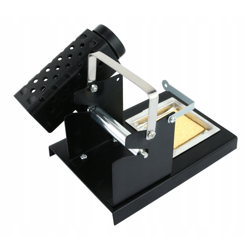 METALOWA PODSTAWKA POD LUTOWNICA PRECYZYJNA PODAJNIK CYNY GĄBKA DYSPENSER