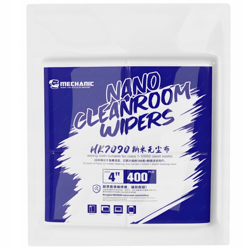 ŚCIERECZKI BEZPYŁOWE DO CZYSZCZENIA OPTYKI LCD MATRYC CCD HK-7090 400szt