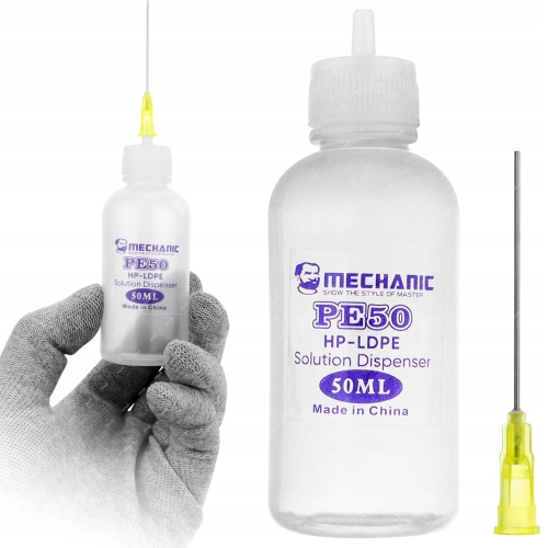 ZESTAW GĄBKI NANO DO CZYSZCZENIA PCB ELEKTRONIKI 800x BUTELKA MECHANIC 50ml