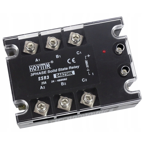 SPRAWDZONY PRZEKAŹNIK 3FAZ HOYMK SSR 25A DA 480VAC