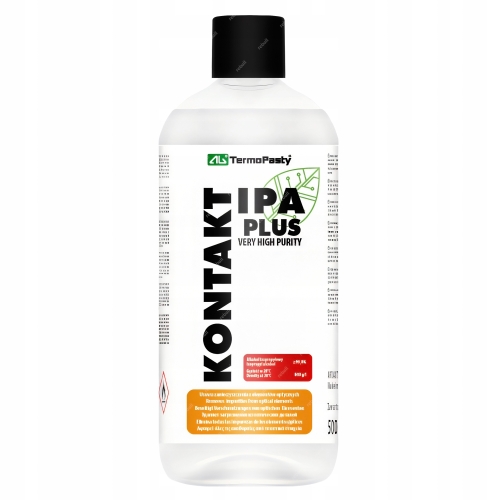 KONTAKT IPA PLUS 99,9% CZYSTY ALKOHOL IZOPROPYLOWY IZOPROPANOL 500ml 0,5L