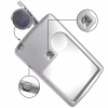 LUPA JUBILERSKA SZKŁO POWIĘKSZAJĄCE KIESZONKOWA RT0350 3x 6x 45x45mm LED