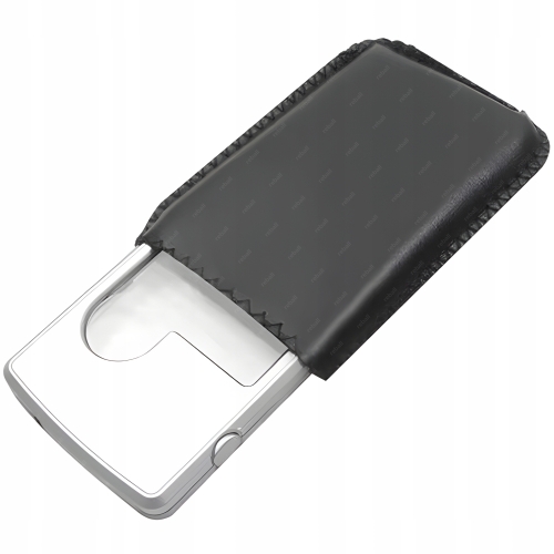 LUPA JUBILERSKA SZKŁO POWIĘKSZAJĄCE KIESZONKOWA RT0350 3x 6x 45x45mm LED
