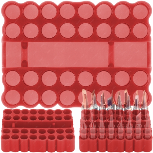 ORGANIZER NA ZESTAW GROTÓW 900M DO LUTOWNICA 80W 32 MIEJSCA RED RT0326