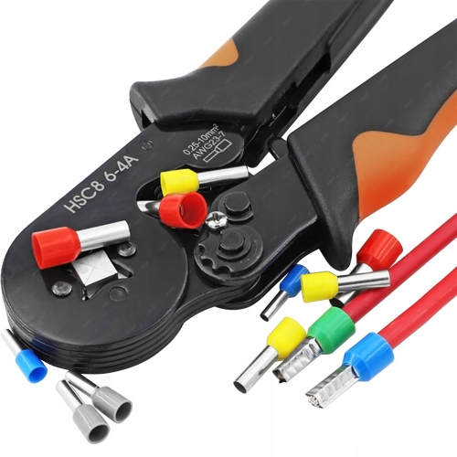 TULEJKI DO ZACISKARKI DUŻY ZESTAW TULEJEK DO PRZEWODÓW 700szt 10-22AWG