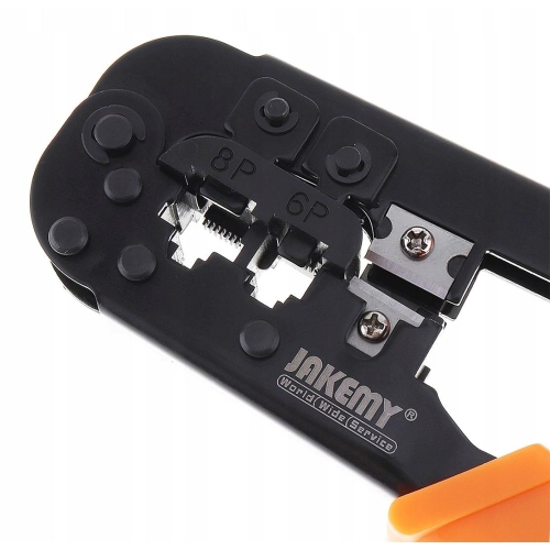 ZACISKARKA RJ45 RJ11 RJ9 WTYKÓW KABLI WTYCZEK SIECIOWYCH JAKEMY JM-CT4-1