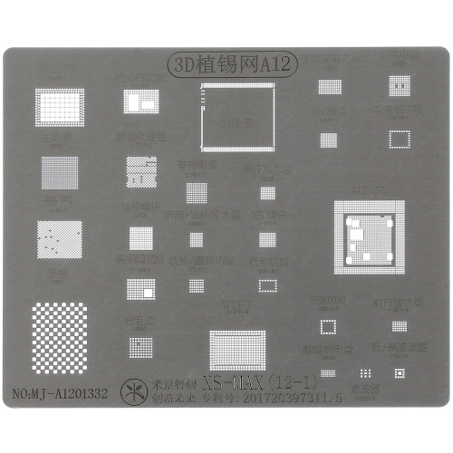 SITO BGAP 3D IPHONE XS MAX A12 DWUSTRONNE UCHWYT