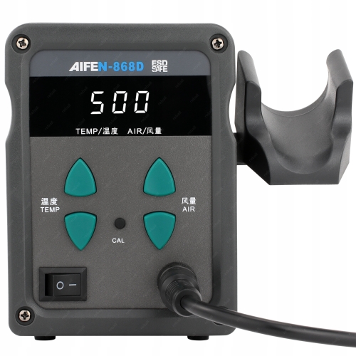 ZESTAW STACJA LUTOWNICZA HOT AIR SPAWARKA PLASTIKU AIFEN 868D 500C XLv3