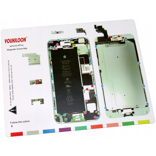 MATA MAGNETYCZNA SERWISOWA NA ŚRUBKI iPHONE 6 PLUS