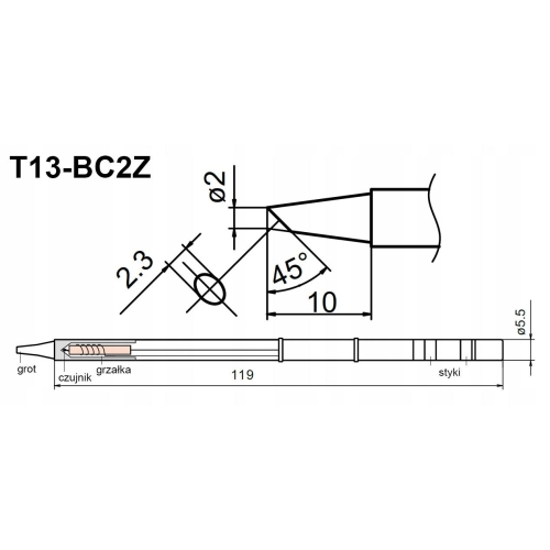 T13-BC2Z GROT STACJA LUTOWNICZA LUTOWNICA PRECYZYJNA OSS TEAM YIHUA BAKON