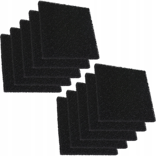 10x FILTR WĘGLOWY DO POCHŁANIACZA OPARÓW GAZÓW PYŁU ODCIĄG DYMU 130x130mm
