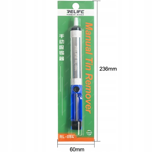 ODSYSACZ DO CYNY ALUMINIOWY ODCIĄG LUTOWNICZY RĘCZNY KOŃCÓWKA SSĄCA RL-084