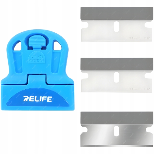 SKROBAK 3x OSTRZE ŻYLETKA CERAMICZNA KLEJU NALEPEK SZYB AUTA RL-023A