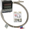 STEROWNIK TEMPERATURY REGULATOR REX C100 + CZUJNIK M8 + PRZEKAŹNIK SSR 40A