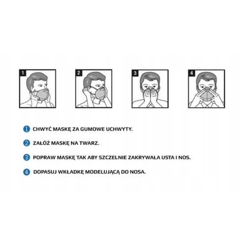 5x MASKA MASECZKA OCHRONNA ANTYSMOGOWA PRZECIWPYŁOWA ZAWÓR KN95 FFP2