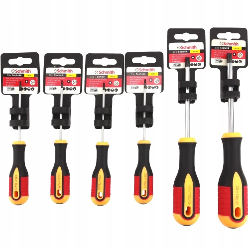ZESTAW TORX WKRĘTAKÓW PRECYZYJNYCH MAGNETYCZNYCH ŚRUBOKRĘTÓW SCHMITH - 6szt