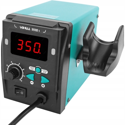 STACJA LUTOWNICZA HOT AIR NA GORĄCE POWIETRZE YIHUA 959D-I 700W + AKCESORIA