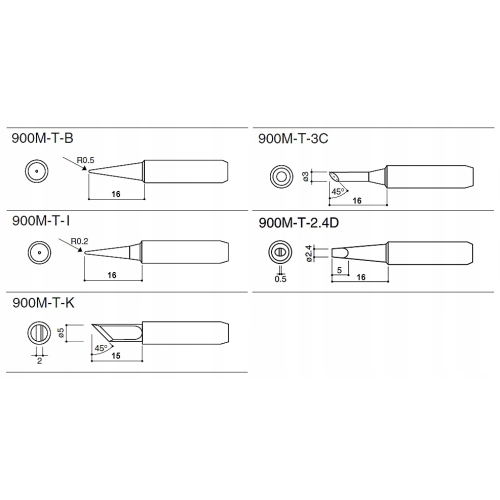 5x GROT DO LUTOWNICY PRECYZYJNEJ 900M YIHUA DO STACJI LUTOWNICZEJ + PUDEŁKO