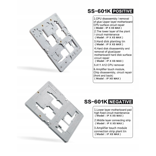 PLATFORMA NAPRAWCZA UCHWYT DO PCB IPHONE X XS MAX SS-601K NAPRAWA IPHON