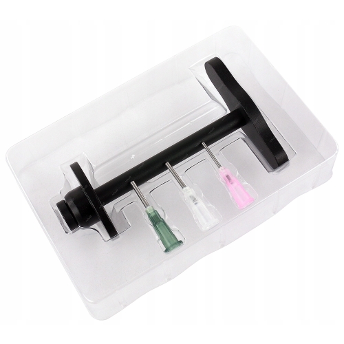 POPYCHACZ WYCISKACZ TŁOK DOZUJĄCY DO STRZYKAWEK 10g 30g PRECYZYJNY +3x IGŁA