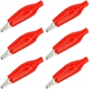 6SZT HQ KROKODYLKI CZERWONE 35mm IZOLOWANY KABEL
