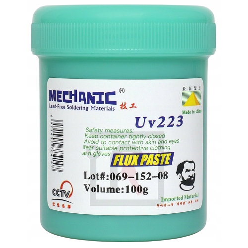 FLUX TOPNIK PASTA LUTOWNICZA MECHANIC UV 223 100g DO LUTOWANIA SMD BGA