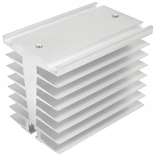 RADIATOR ALUMINIOWY DO PRZEKAŹNIK PÓŁPRZEWODNIKOWY 1 FAZOWYCH SSR DO 100A