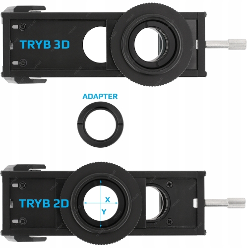 OBROTOWY MODUŁ 3D ADAPTER NASADKA 2D/3D DO MIKROSKOP CYFROWY SZ10H INNE