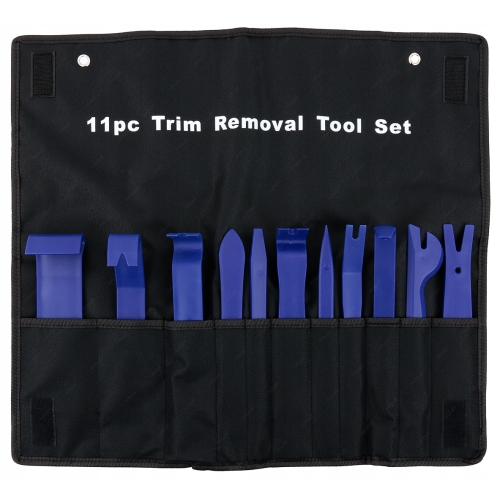 DŹWIGNIE ŁYŻKI OTWIERAKI ŚCIĄGACZE DEMONTAŻU TAPICERKI SAMOCHODU AUTA 11w1