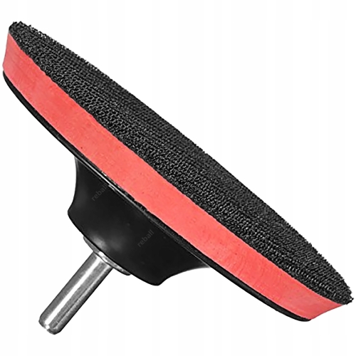 TARCZA Z RZEPEM DYSK NA RZEP TALERZ DO WIERTARKI + FILC POLERSKI 125mm