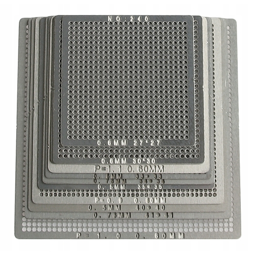 SITA BGA UNIWERSALNE SITO 0.5-0.76 12szt REBALLING