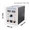 STACJA HOT AIR + LUTOWNICA PRECYZYJNA KOLBOWA 8586B 2w1 +PORADNIK LUTOWANIA