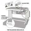 MATA ESD 800x1200 2mm SZARA MATOWA + OPASKA