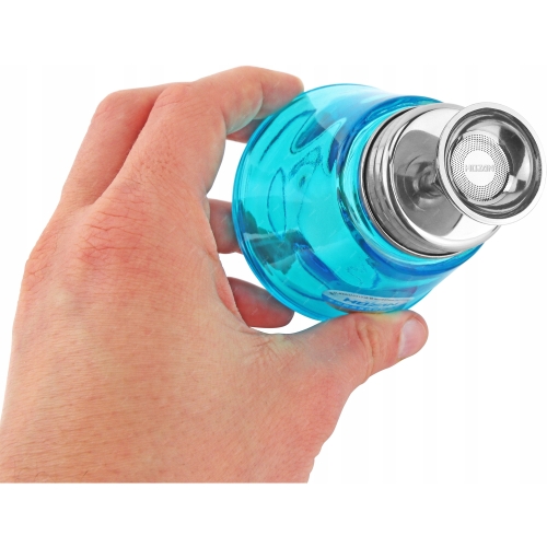 SZKLANA BUTELKA DOZOWNICZA Z POMPKĄ NA PŁYNY CIECZE CHEMIĘ HOZAN Z-96 150ml
