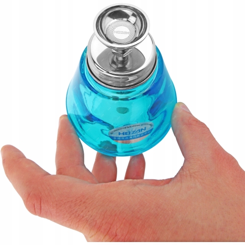 SZKLANA BUTELKA DOZOWNICZA Z POMPKĄ NA PŁYNY CIECZE CHEMIĘ HOZAN Z-96 150ml