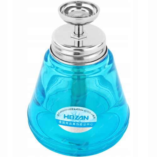 SZKLANA BUTELKA DOZOWNICZA Z POMPKĄ NA PŁYNY CIECZE CHEMIĘ HOZAN Z-96 150ml