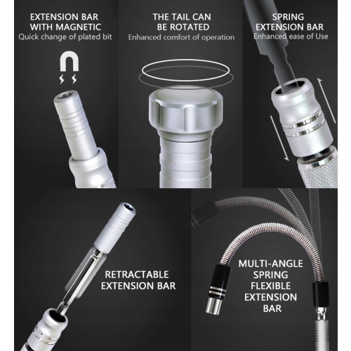 ZESTAW ŚRUBOKRĘTÓW PRECYZYJNYCH BITÓW TORX JAKEMY JM-8166 DO TELEFONÓW 61w1