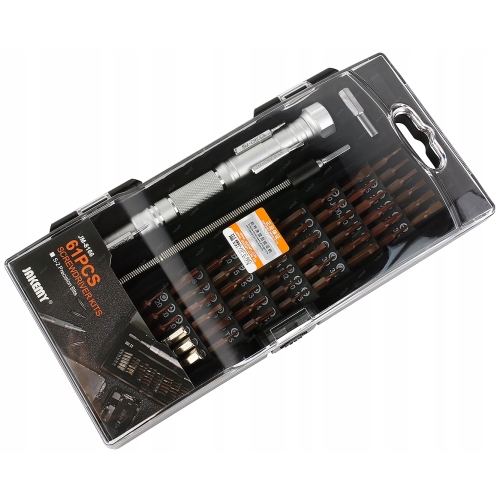ZESTAW ŚRUBOKRĘTÓW PRECYZYJNYCH BITÓW TORX JAKEMY JM-8166 DO TELEFONÓW 61w1