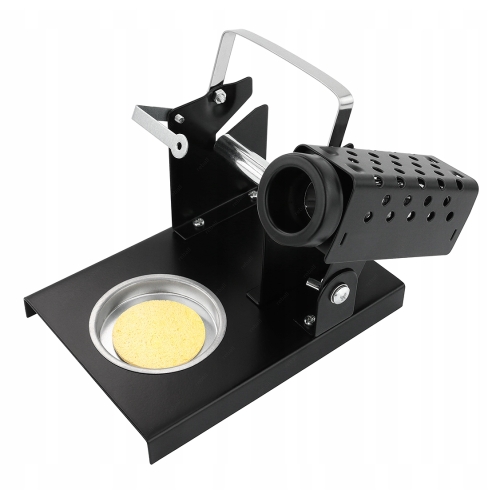 METALOWA PODSTAWKA POD LUTOWNICA PRECYZYJNA PODAJNIK CYNY GĄBKA DYSPENSER